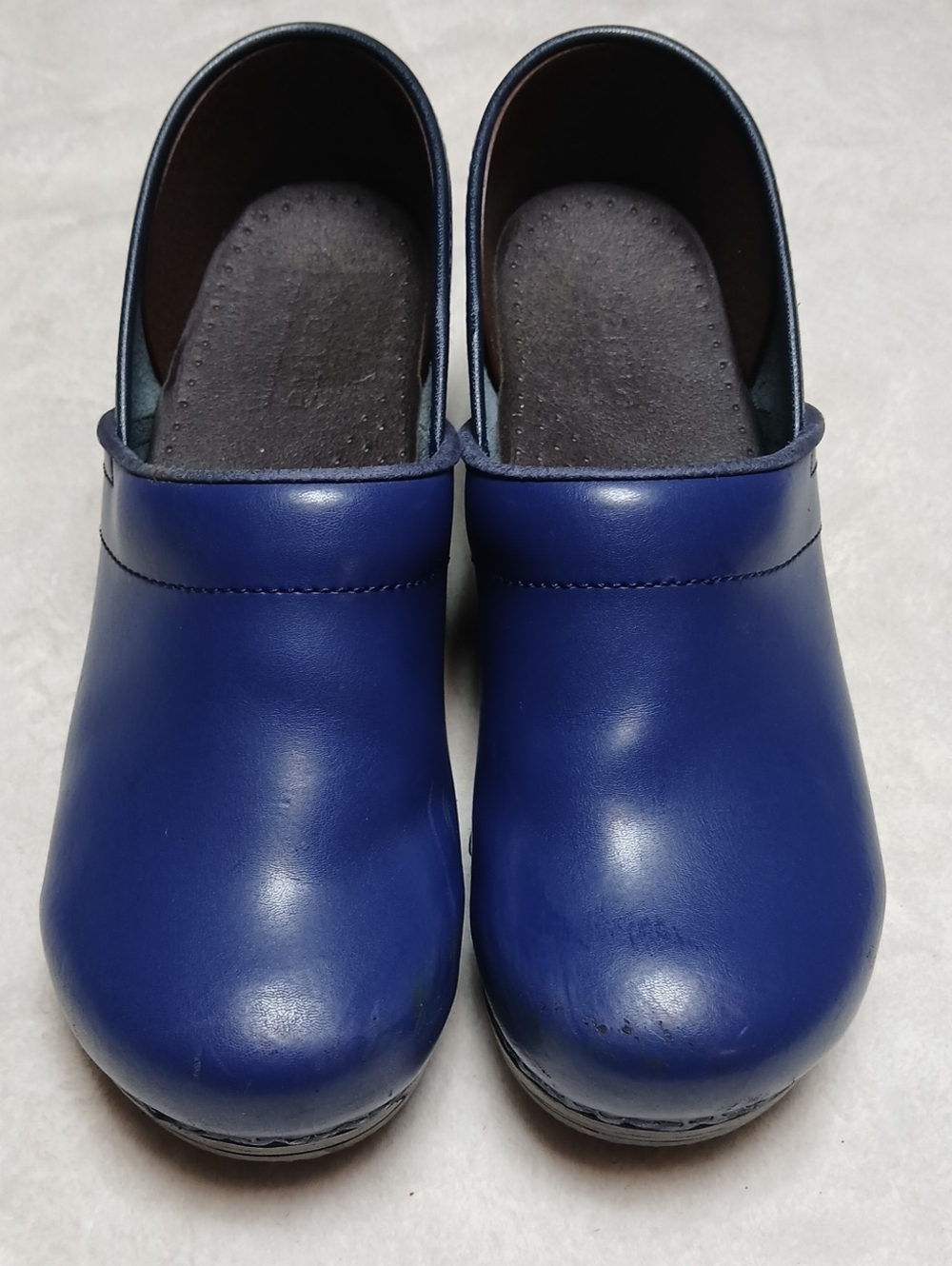 Sanita Women's Royal Blue Slip-On Clogs Size 40